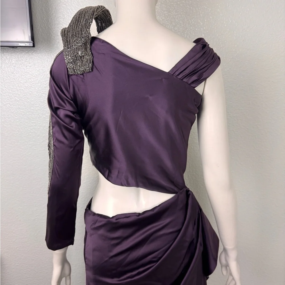Unbranded Elegant Purple sequined Dress